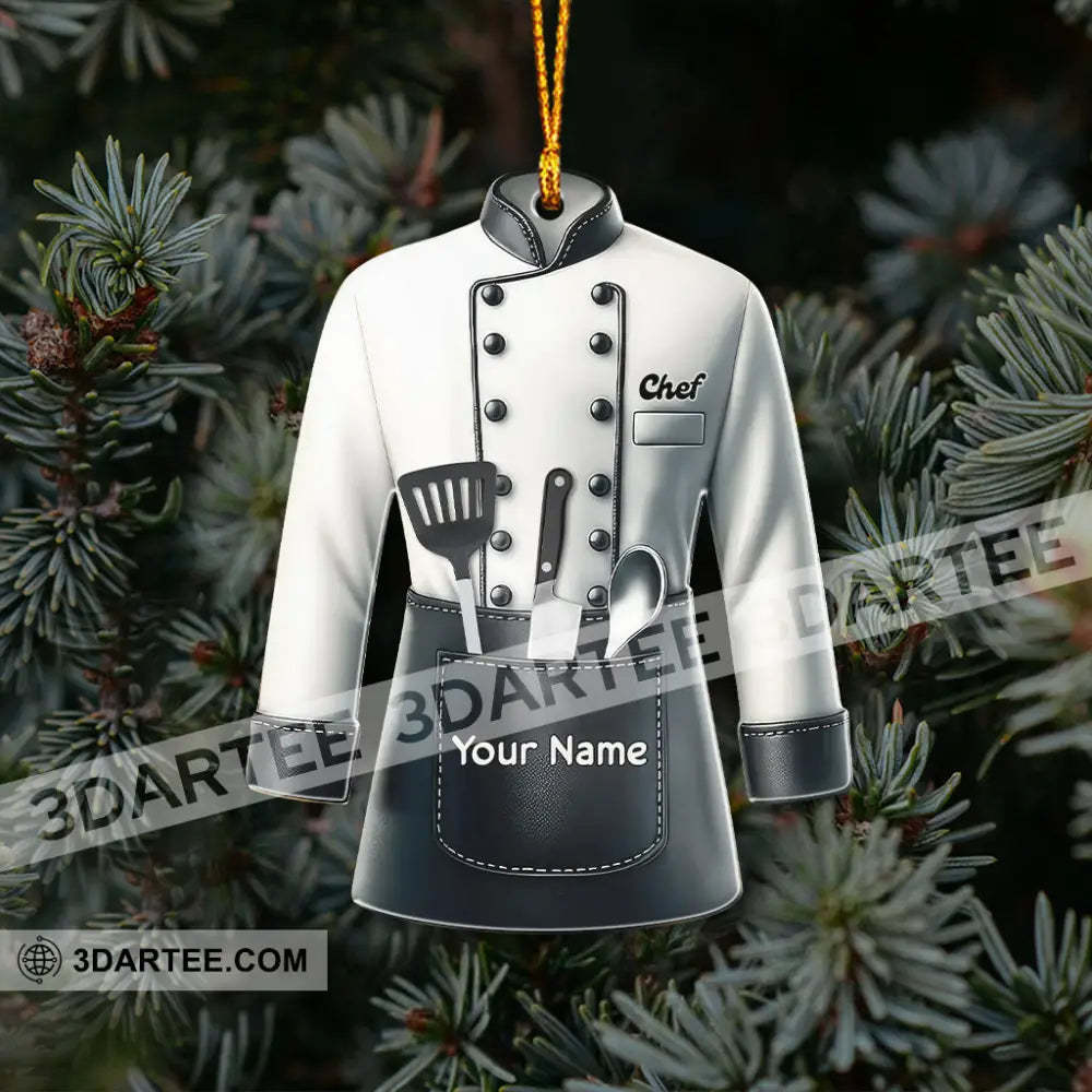 Christmas Chef Home Decor Christmas Ornament Personalized Ornament Ornament