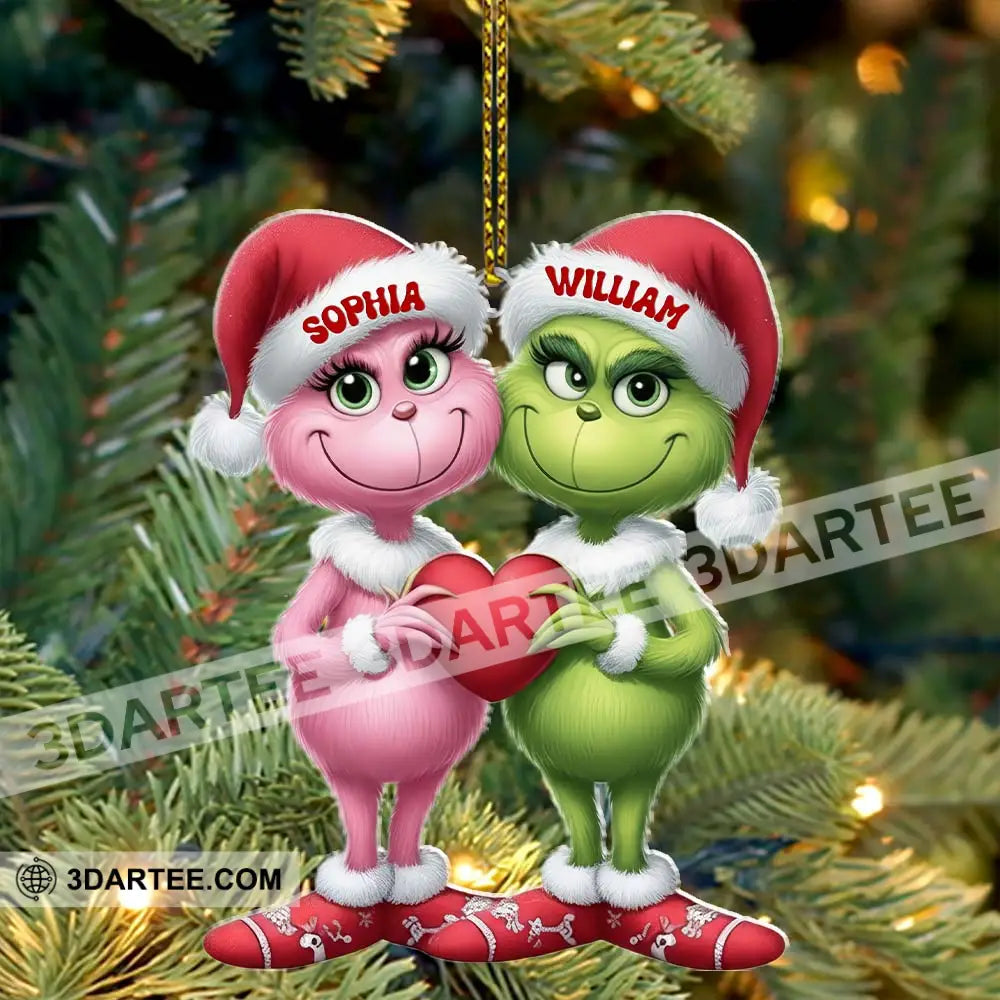 Christmas Couple Home Decor Christmas Ornament Personalized Ornament Ornament
