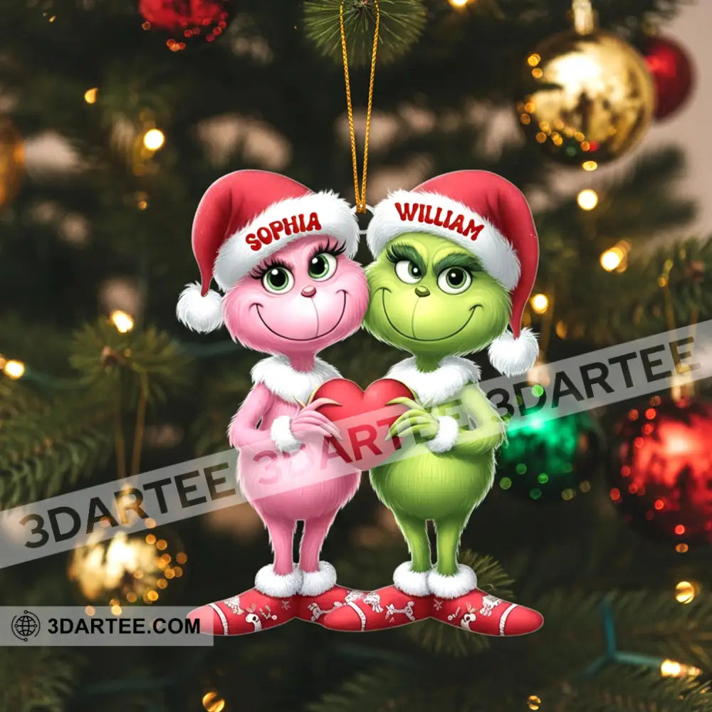 Christmas Couple Home Decor Christmas Ornament Personalized Ornament Ornament