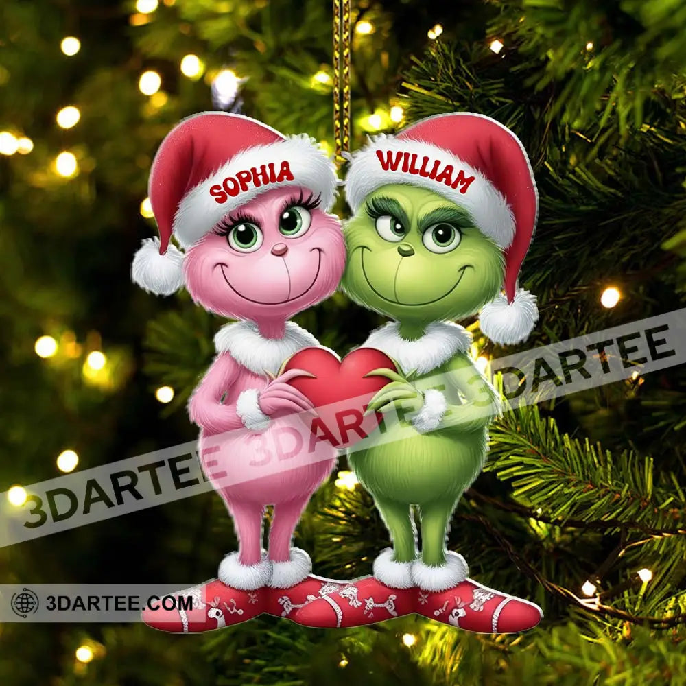 Christmas Couple Home Decor Christmas Ornament Personalized Ornament Ornament