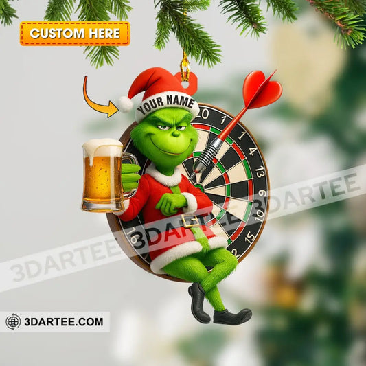 Christmas Darts Lover Home Decor Christmas Ornament Personalized Ornament 3.54’’ / 1 Ornament Ornament
