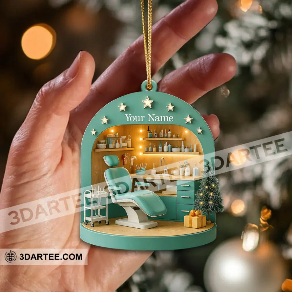 Christmas Dental Clinic Home Decor Christmas Ornament Personalized Ornament Ornament