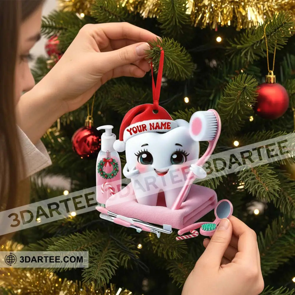 Christmas Dentist Home Decor Christmas Ornament Personalized Ornament Ornament