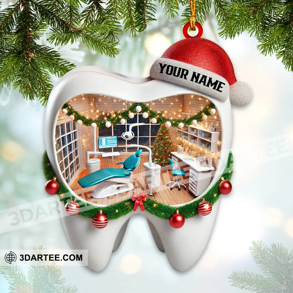 Christmas Dentist Home Decor Christmas Ornament Personalized Ornament Ornament