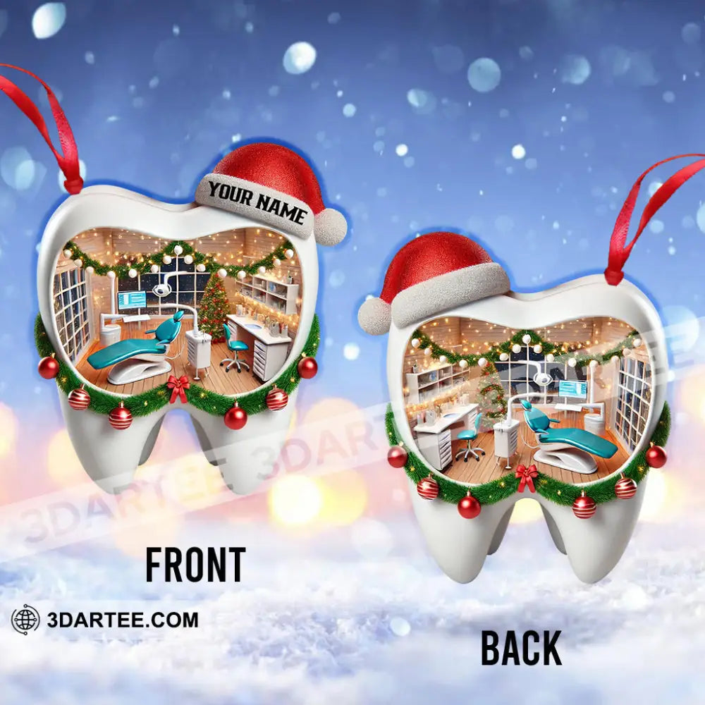 Christmas Dentist Home Decor Christmas Ornament Personalized Ornament Ornament