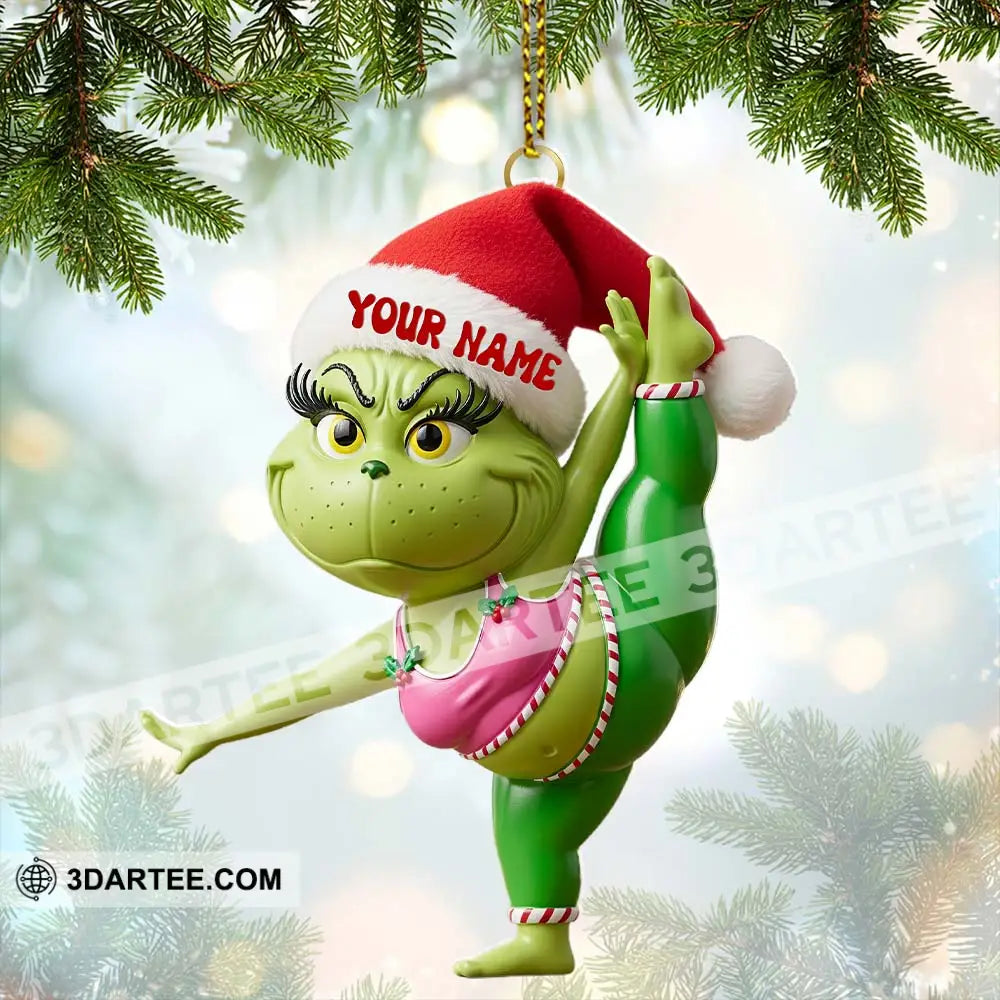 Christmas ELF Yoga Home Decor Christmas Ornament Personalized Ornament Ornament