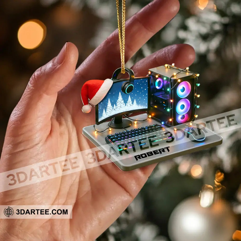 Christmas Gaming Lover Home Decor Christmas Ornament Personalized Ornament Ornament