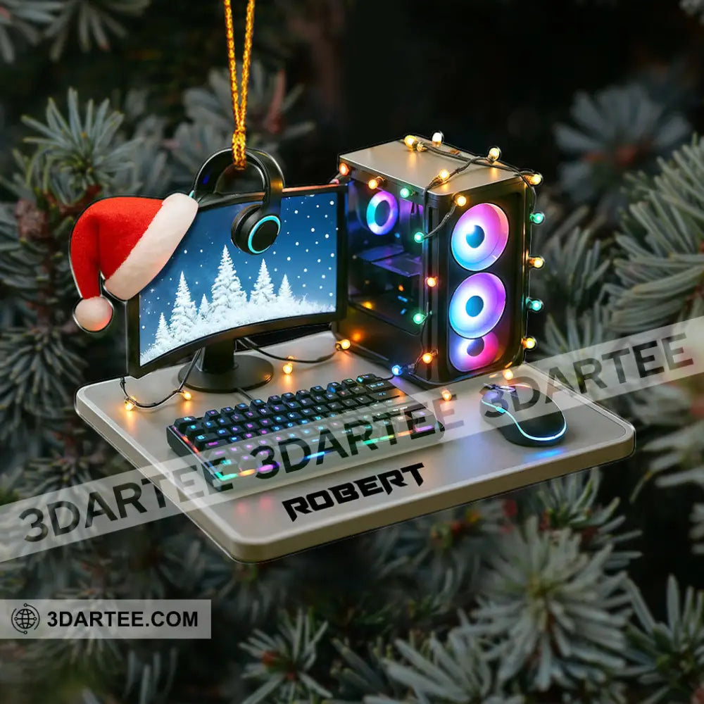 Christmas Gaming Lover Home Decor Christmas Ornament Personalized Ornament Ornament
