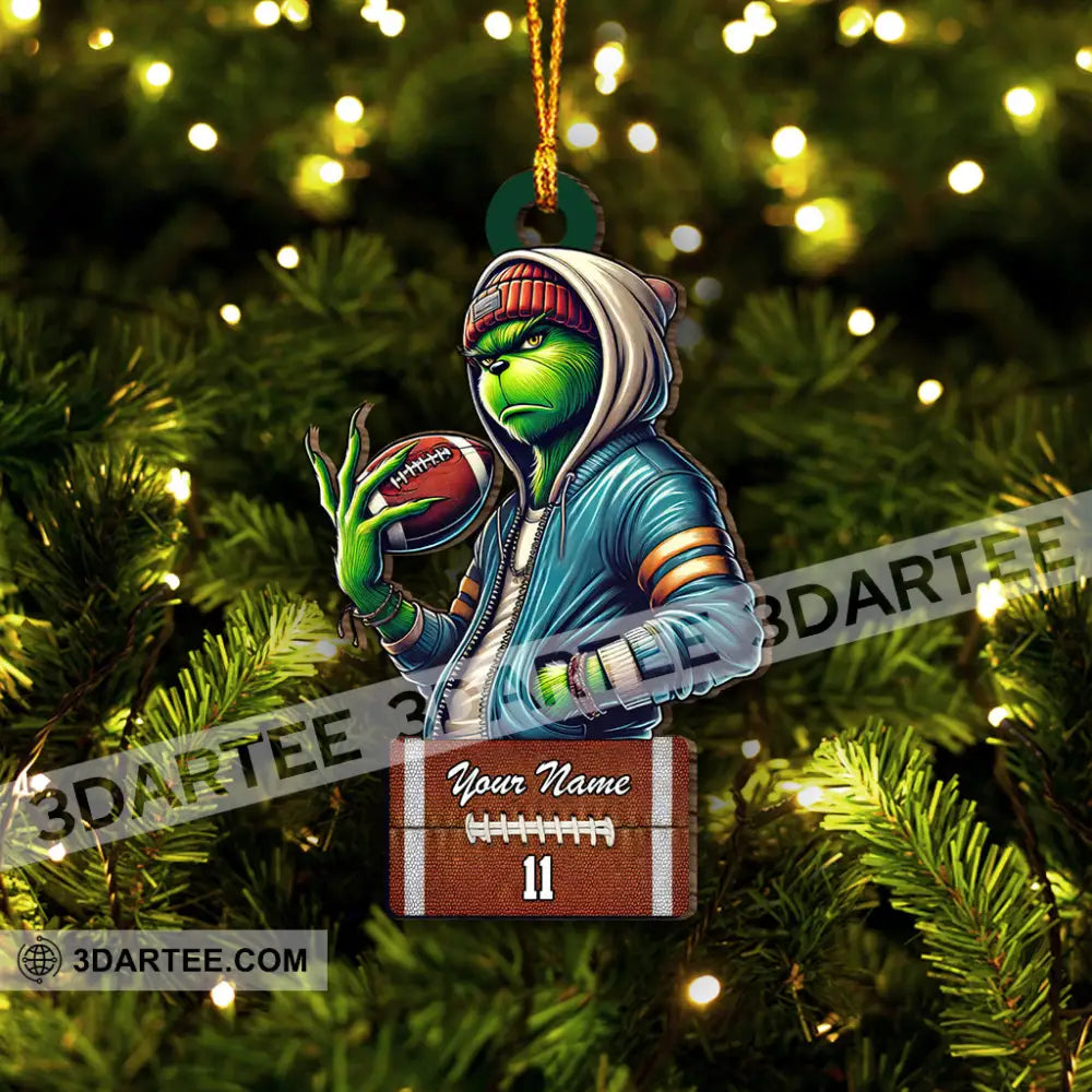 Christmas Gift Custom Ornament Name Stink Rugby