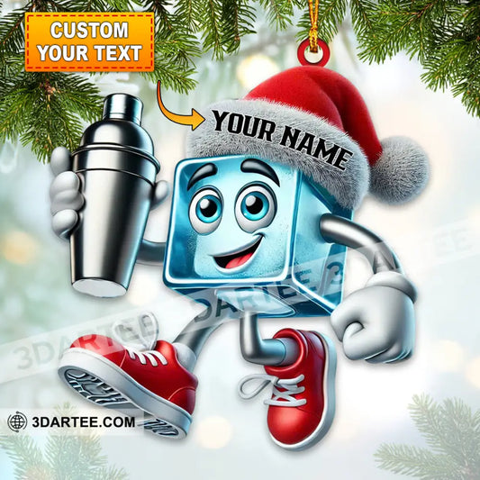 Christmas Ice Home Decor Christmas Ornament Personalized Ornament 3.54’’ / 1 Ornament Ornament