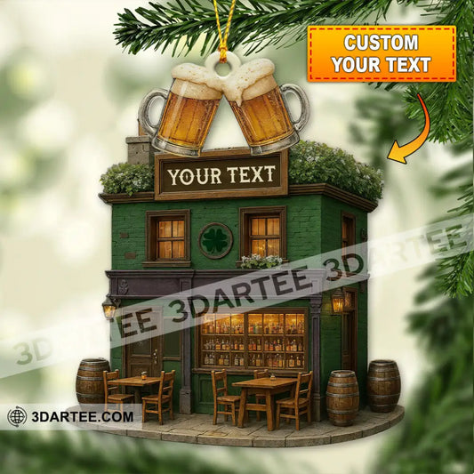 Christmas Irish Beer Store Home Decor Christmas Ornament Personalized Ornament 3.54’’ / 1 Ornament Ornament