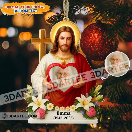 Christmas Jesus Home Decor Christmas Ornament Personalized Ornament 3.54’’ / 1 Ornament Ornament