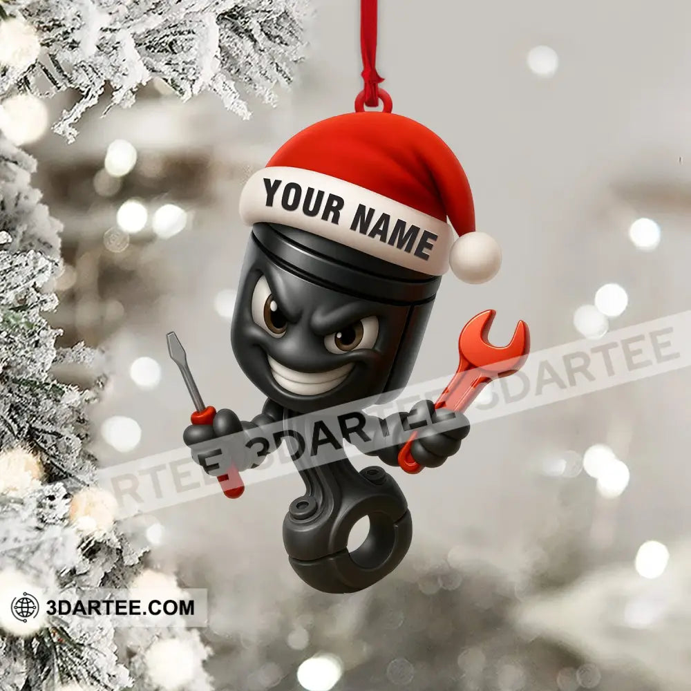 Christmas Mechanic Home Decor Christmas Ornament Personalized Ornament Ornament