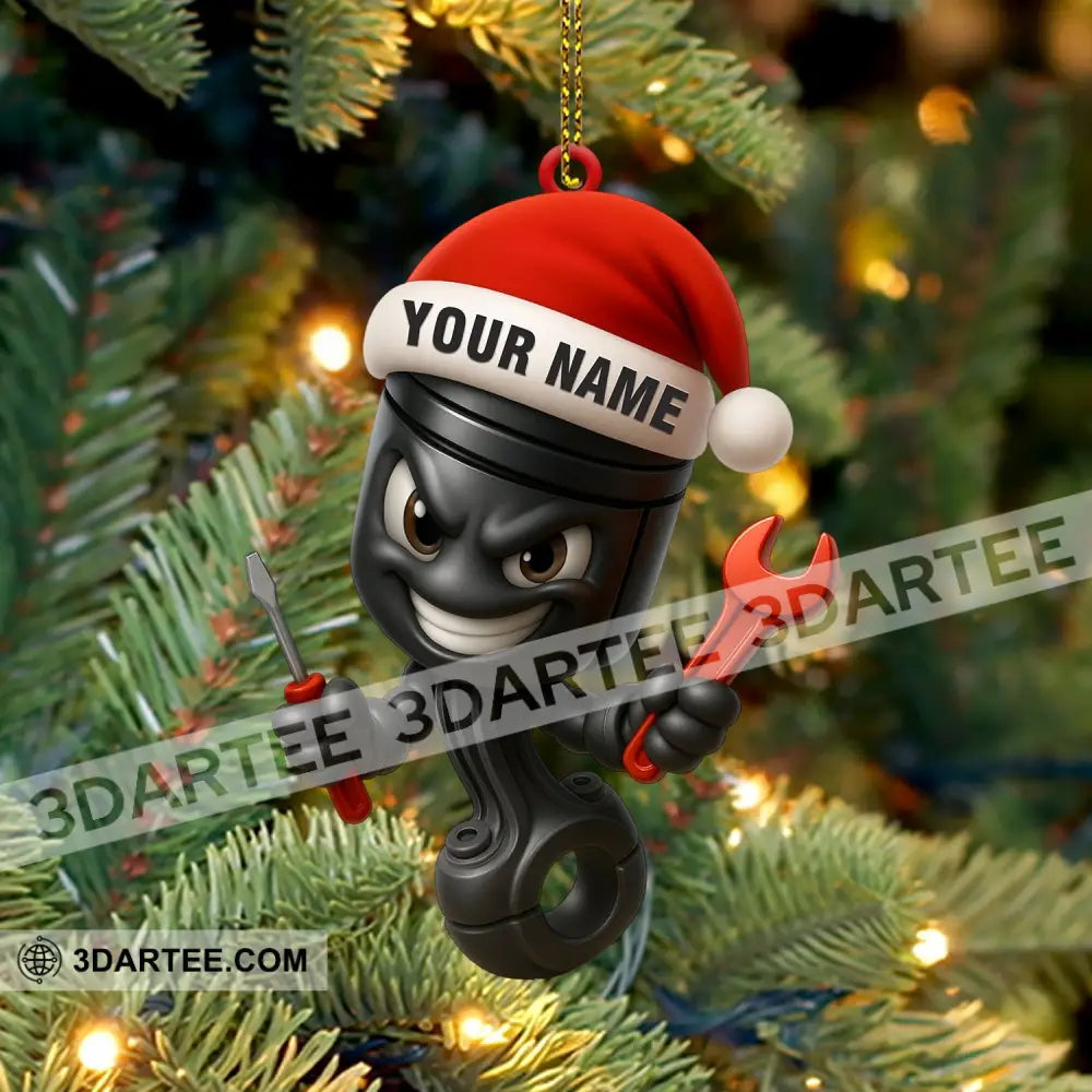 Christmas Mechanic Home Decor Christmas Ornament Personalized Ornament Ornament