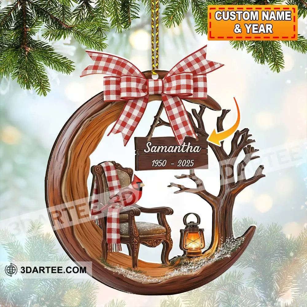 Christmas Memorial Home Decor Christmas Ornament Personalized Ornament 3.54’’ / 1 Ornament Ornament
