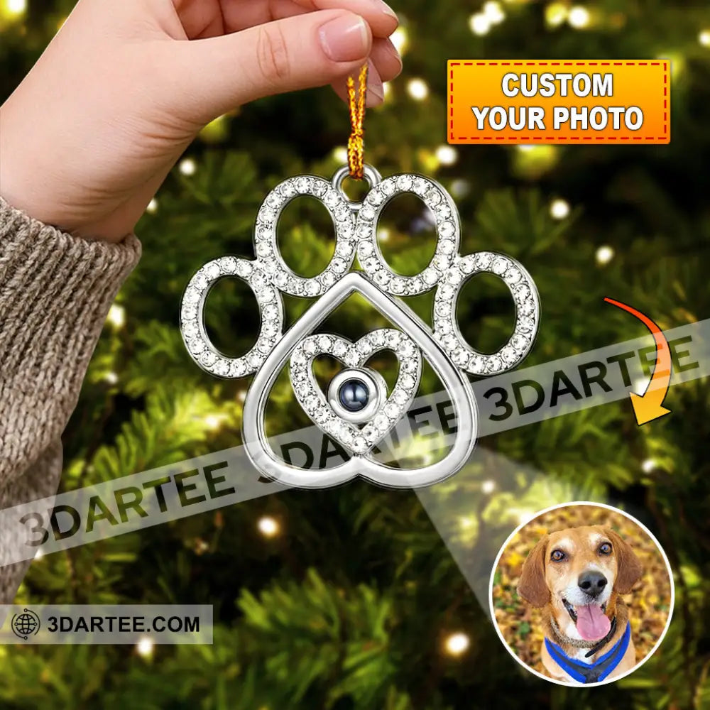 Christmas Memorial Pet Home Decor Christmas Ornament Personalized Ornament 3.54’’ / 1 Ornament Ornament