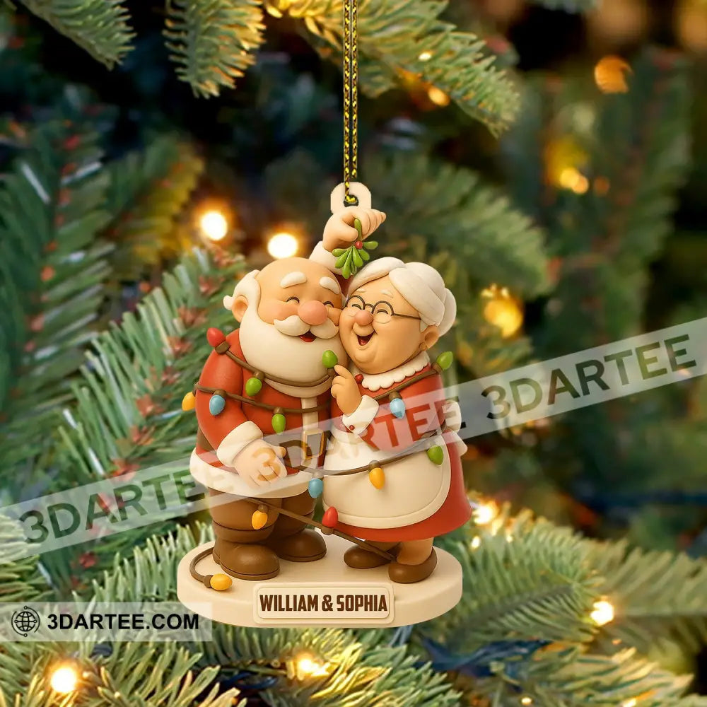 Christmas Old Couple Home Decor Christmas Ornament Personalized Ornament Ornament