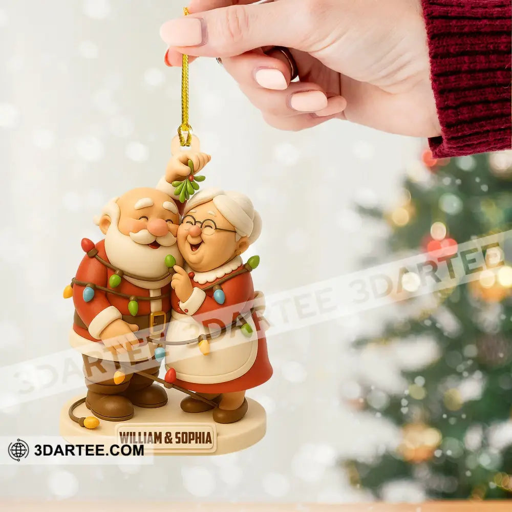 Christmas Old Couple Home Decor Christmas Ornament Personalized Ornament Ornament