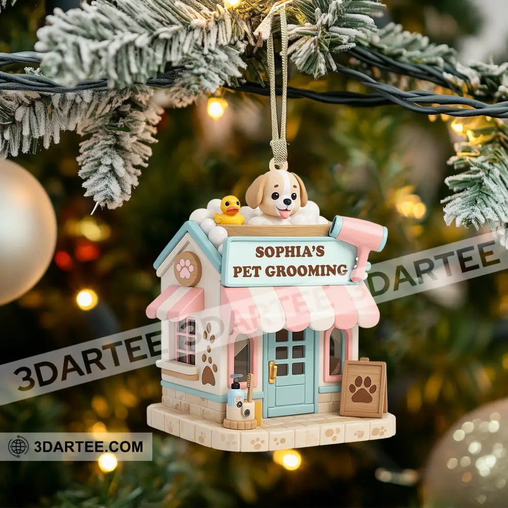 Christmas Pet Grooving Home Decor Christmas Ornament Personalized Ornament Ornament