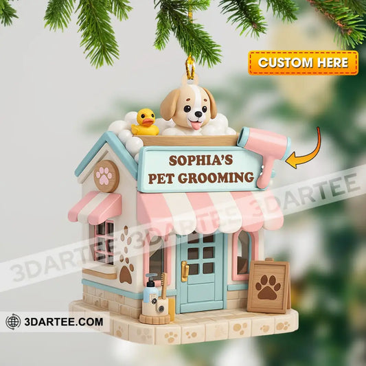 Christmas Pet Grooving Home Decor Christmas Ornament Personalized Ornament 3.54’’ / 1 Ornament Ornament
