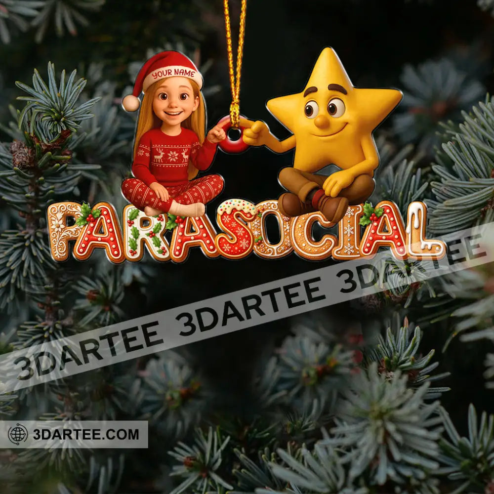 Christmas Photo And Name Home Decor Christmas Ornament Personalized Ornament Ornament