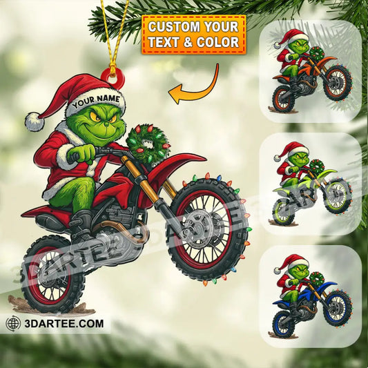 Christmas Rider Home Decor Christmas Ornament Personalized Ornament 3.54’’ / 1 Ornament Ornament