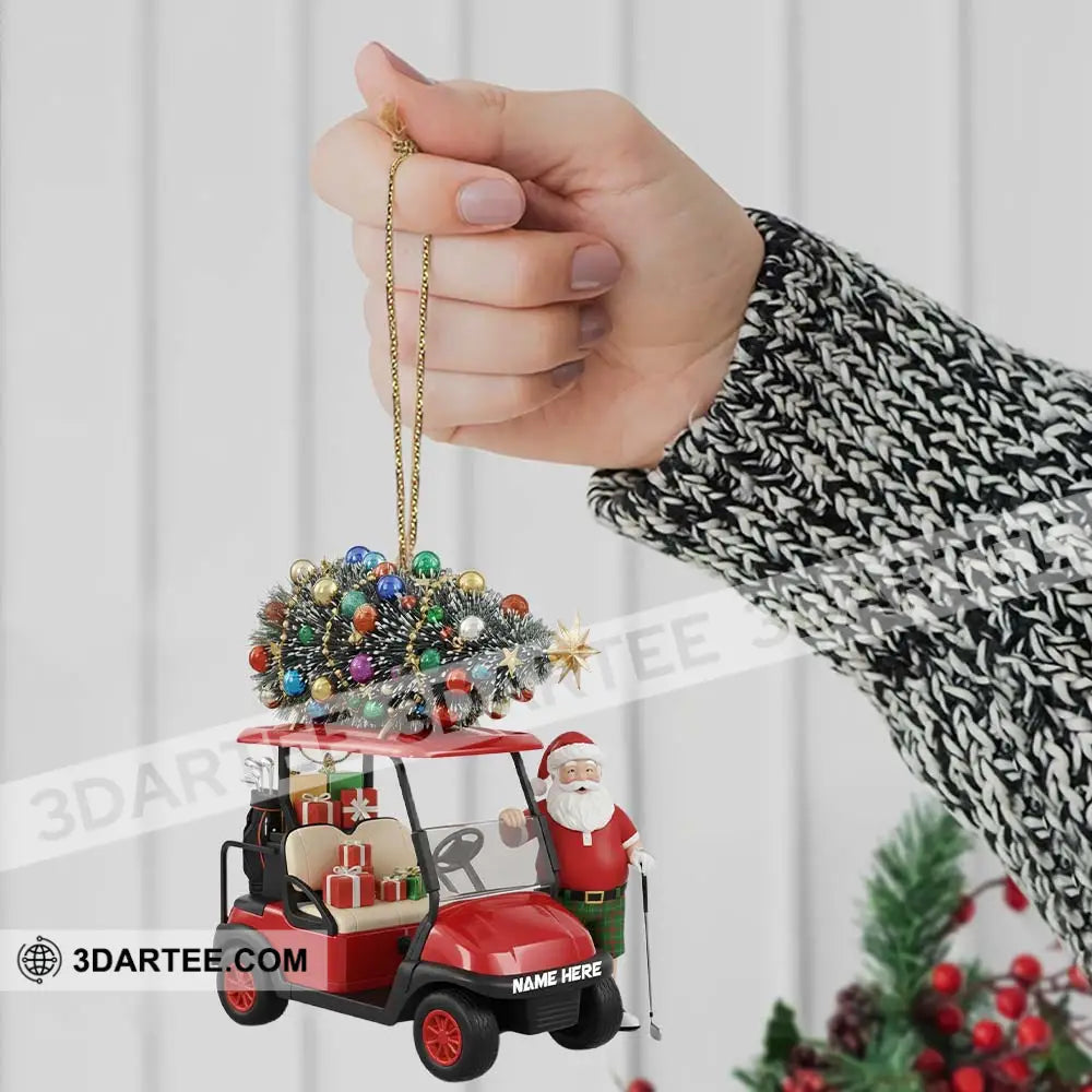 Christmas Santa Coming Home Decor Christmas Ornament Personalized Ornament Ornament