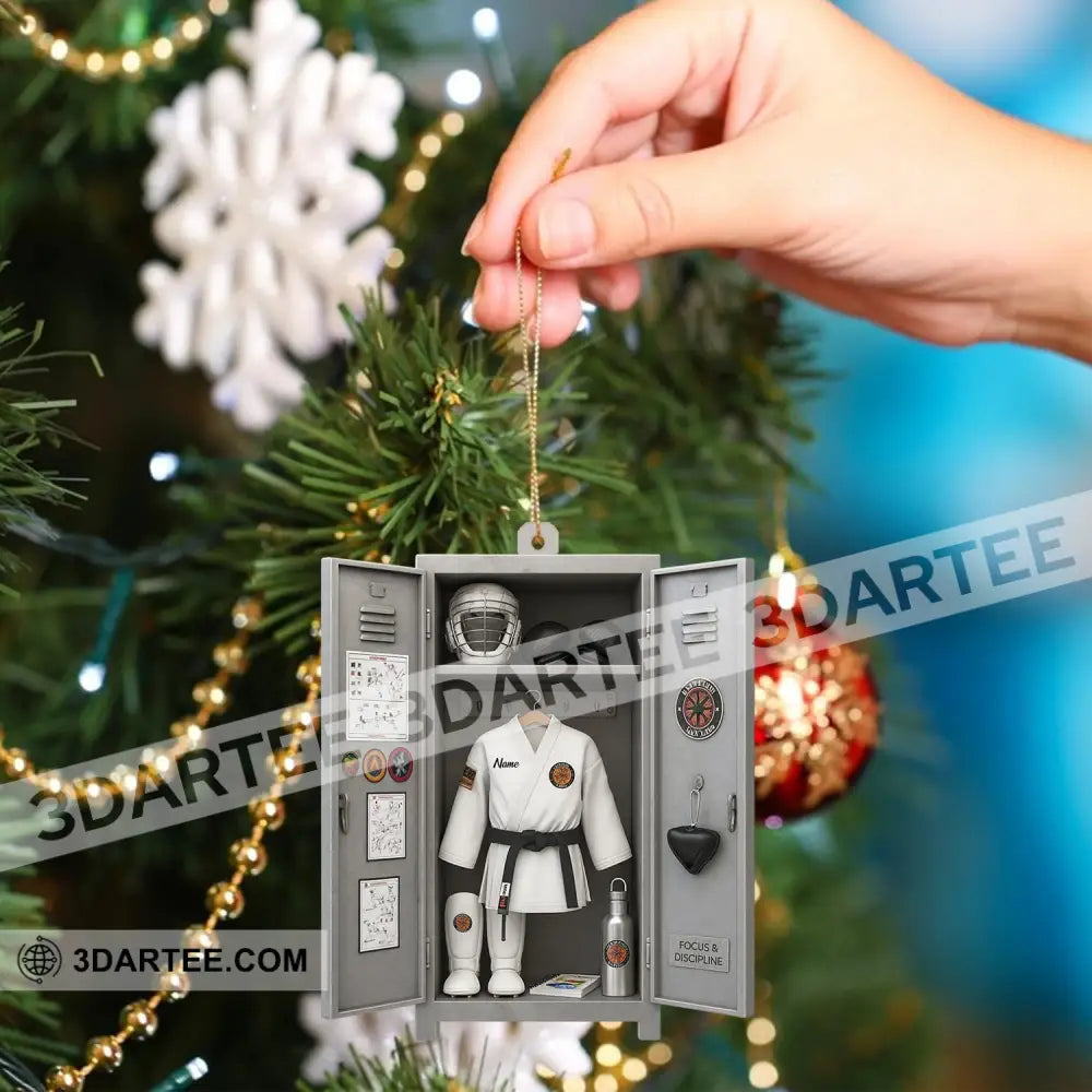 Christmas Taekwondo Corner Home Decor Christmas Ornament Personalized Ornament Ornament