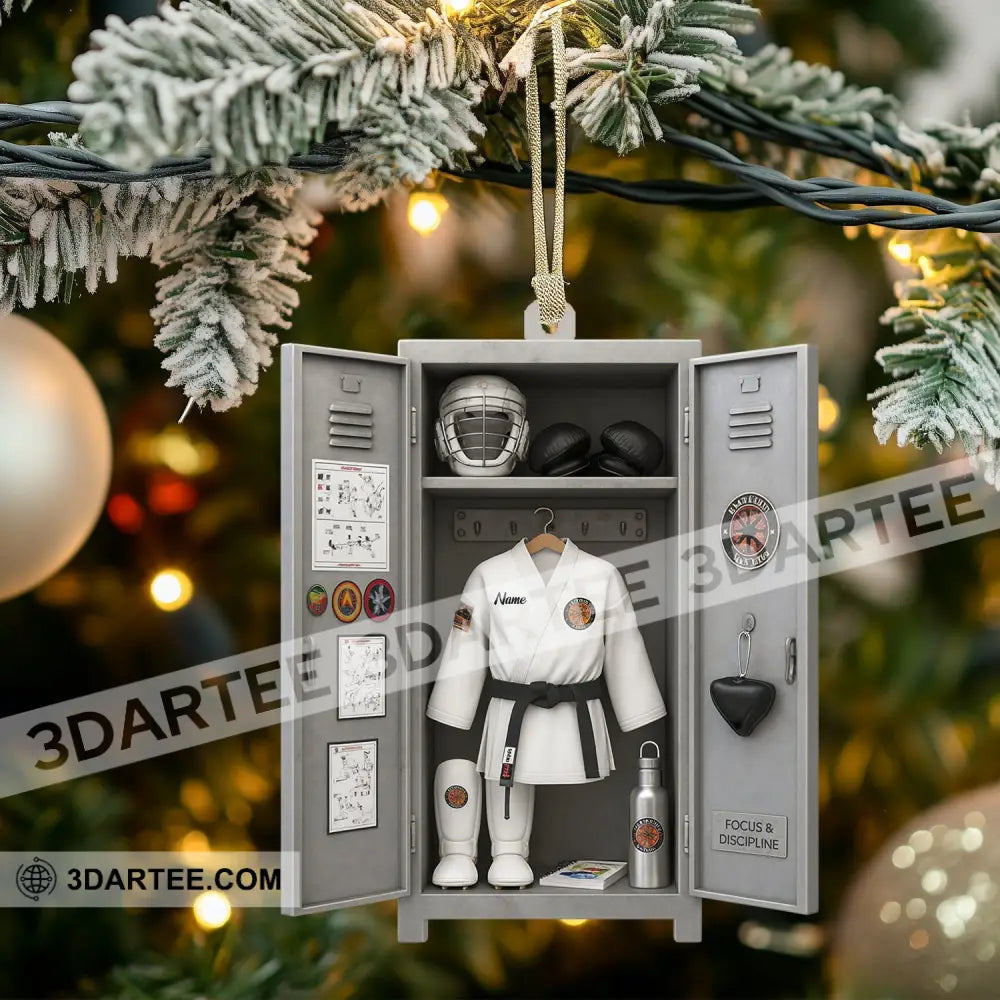 Christmas Taekwondo Corner Home Decor Christmas Ornament Personalized Ornament Ornament