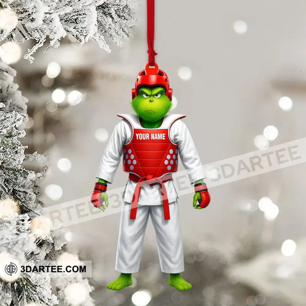 Christmas Taekwondo Home Decor Christmas Ornament Personalized Ornament Ornament