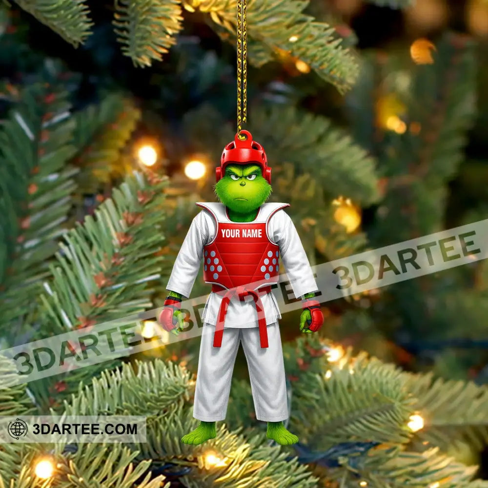 Christmas Taekwondo Home Decor Christmas Ornament Personalized Ornament Ornament