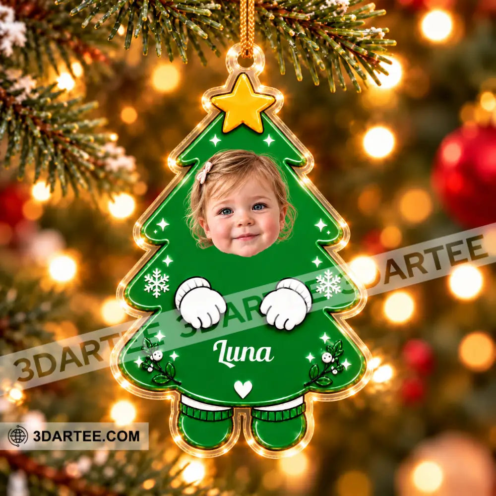 Christmas Tree Baby Home Decor Christmas Ornament Personalized Ornament - Ornament