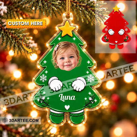 Christmas Tree Baby Home Decor Christmas Ornament Personalized Ornament - 3.54’’ / 1 Ornament - Ornament