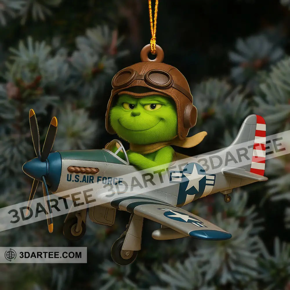 Christmas United States Air Force Home Decor Christmas Ornament Personalized Ornament Ornament