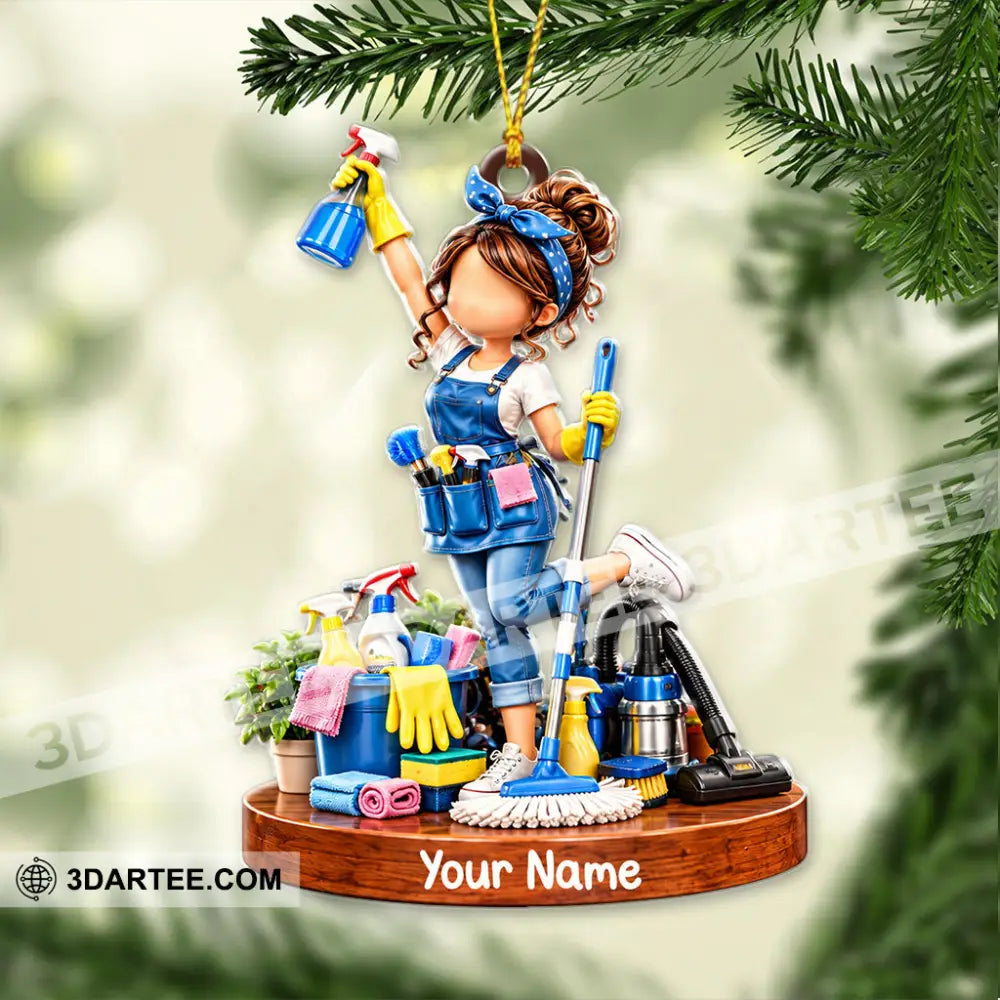 Cleaning Home Decor Christmas Ornament Personalized Ornament - Ornament