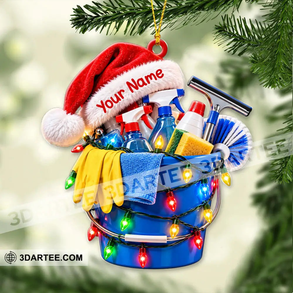 Cleaning Home Decor Christmas Ornament Personalized Ornament - Ornament