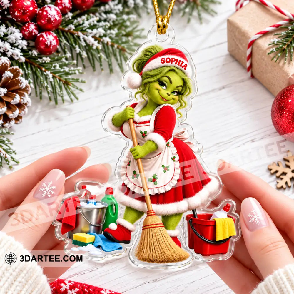 Cleaning Lady Home Decor Christmas Ornament Personalized Ornament - Ornament