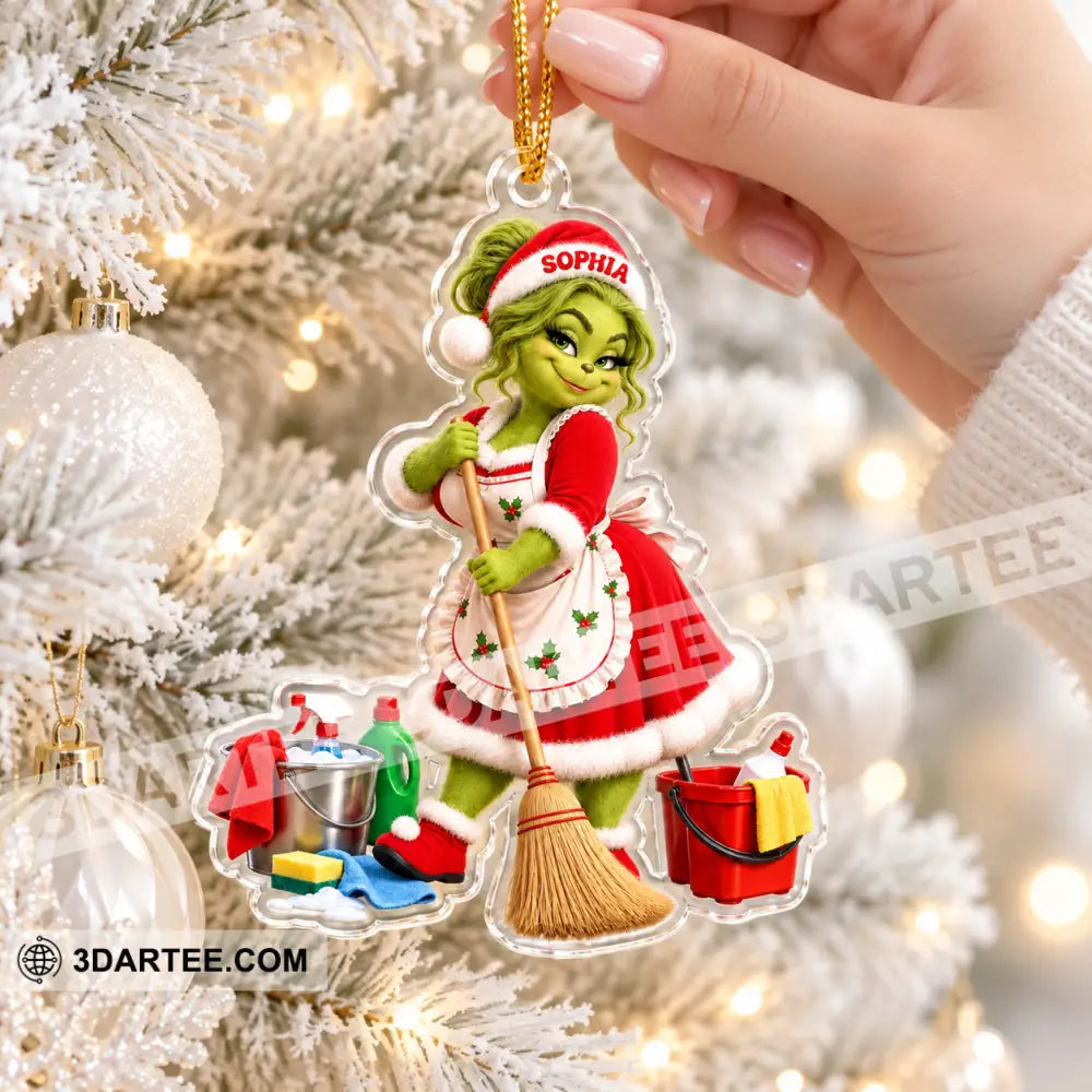 Cleaning Lady Home Decor Christmas Ornament Personalized Ornament - Ornament