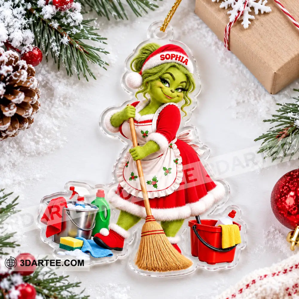 Cleaning Lady Home Decor Christmas Ornament Personalized Ornament - Ornament