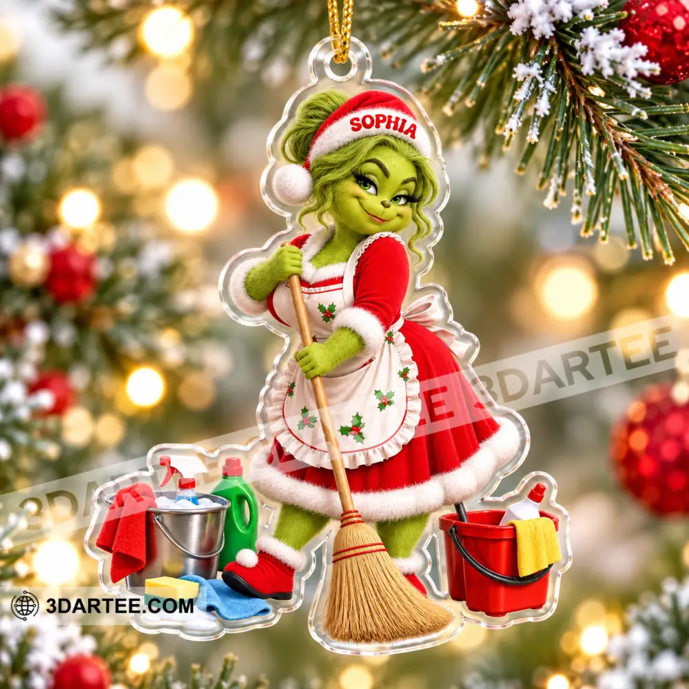 Cleaning Lady Home Decor Christmas Ornament Personalized Ornament - Ornament