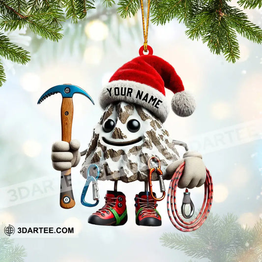 Climbing Home Decor Christmas Ornament Personalized Ornament 3.54’’ / 1 Ornament Ornament