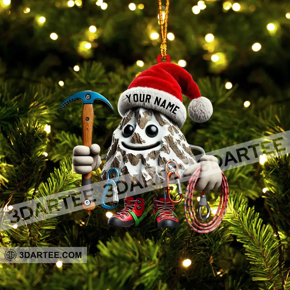 Climbing Home Decor Christmas Ornament Personalized Ornament Ornament