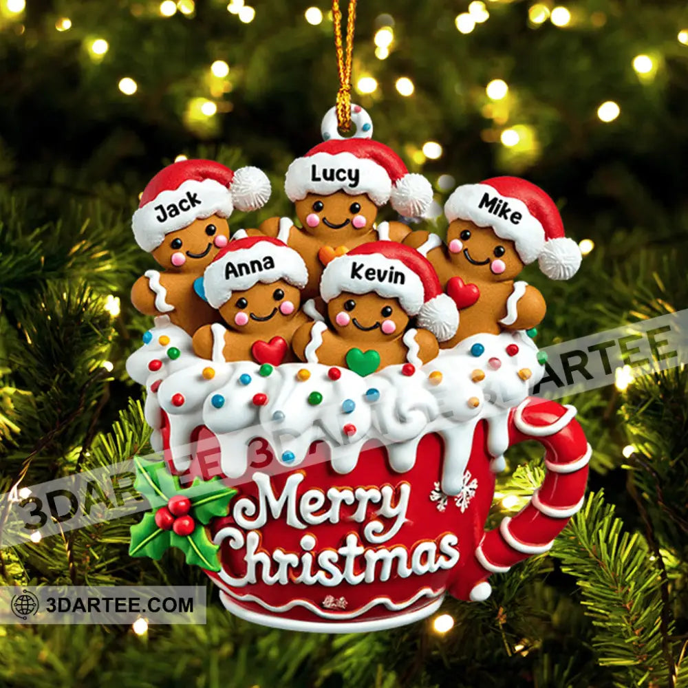 Cookies Family Home Decor Christmas Ornament Personalized Ornament Ornament