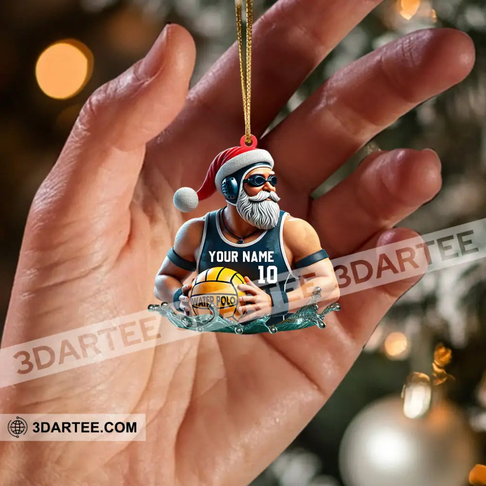 Cool Santa Basketball Home Decor Christmas Ornament Personalized Ornament Ornament