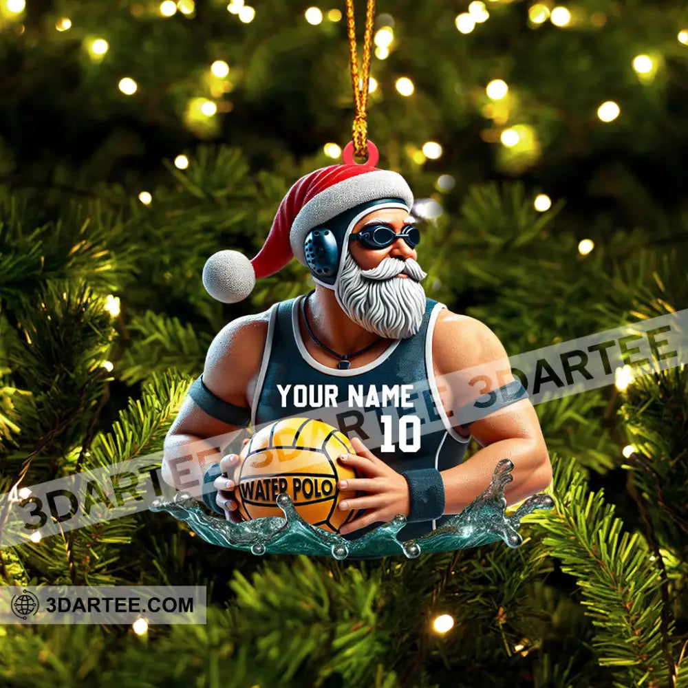 Cool Santa Basketball Home Decor Christmas Ornament Personalized Ornament Ornament
