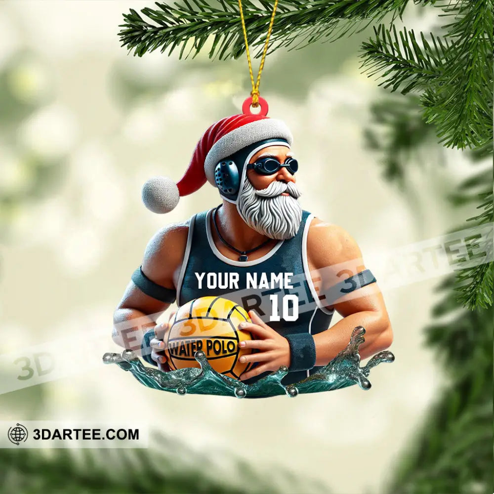 Cool Santa Basketball Home Decor Christmas Ornament Personalized Ornament Ornament