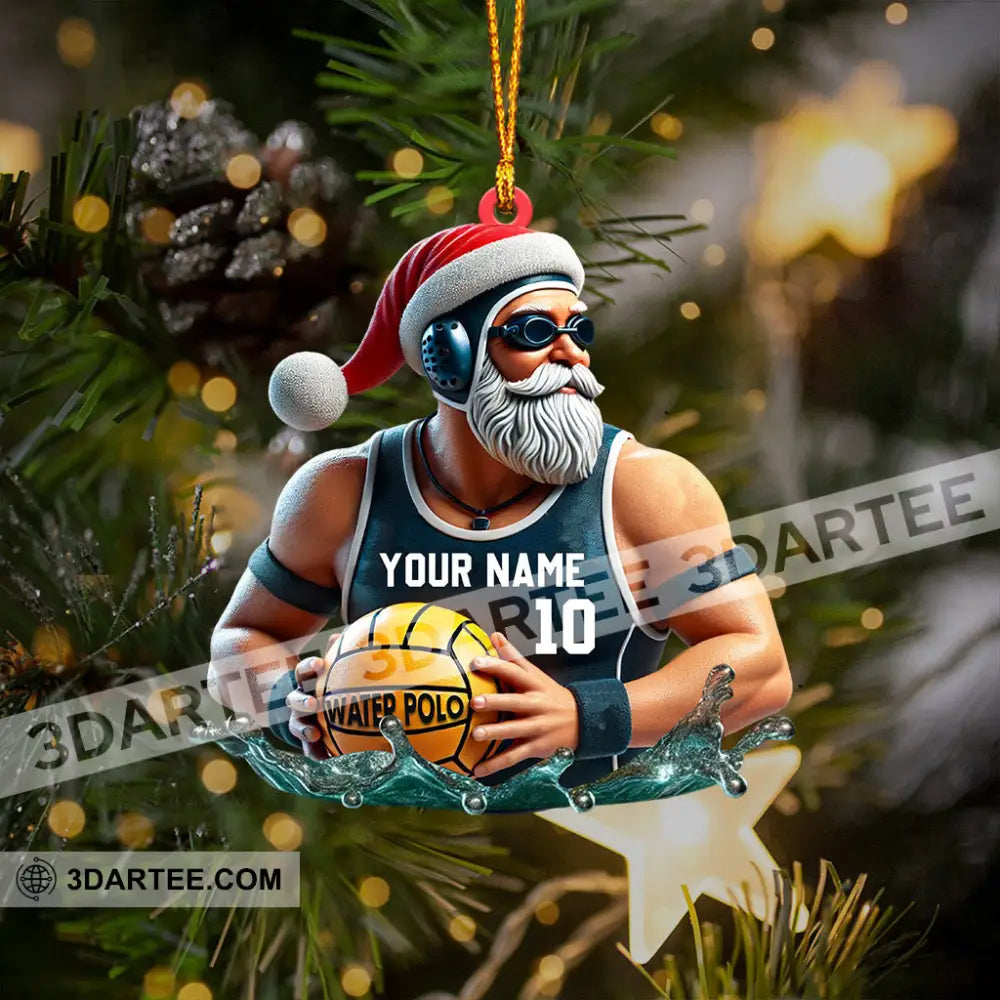 Cool Santa Basketball Home Decor Christmas Ornament Personalized Ornament Ornament