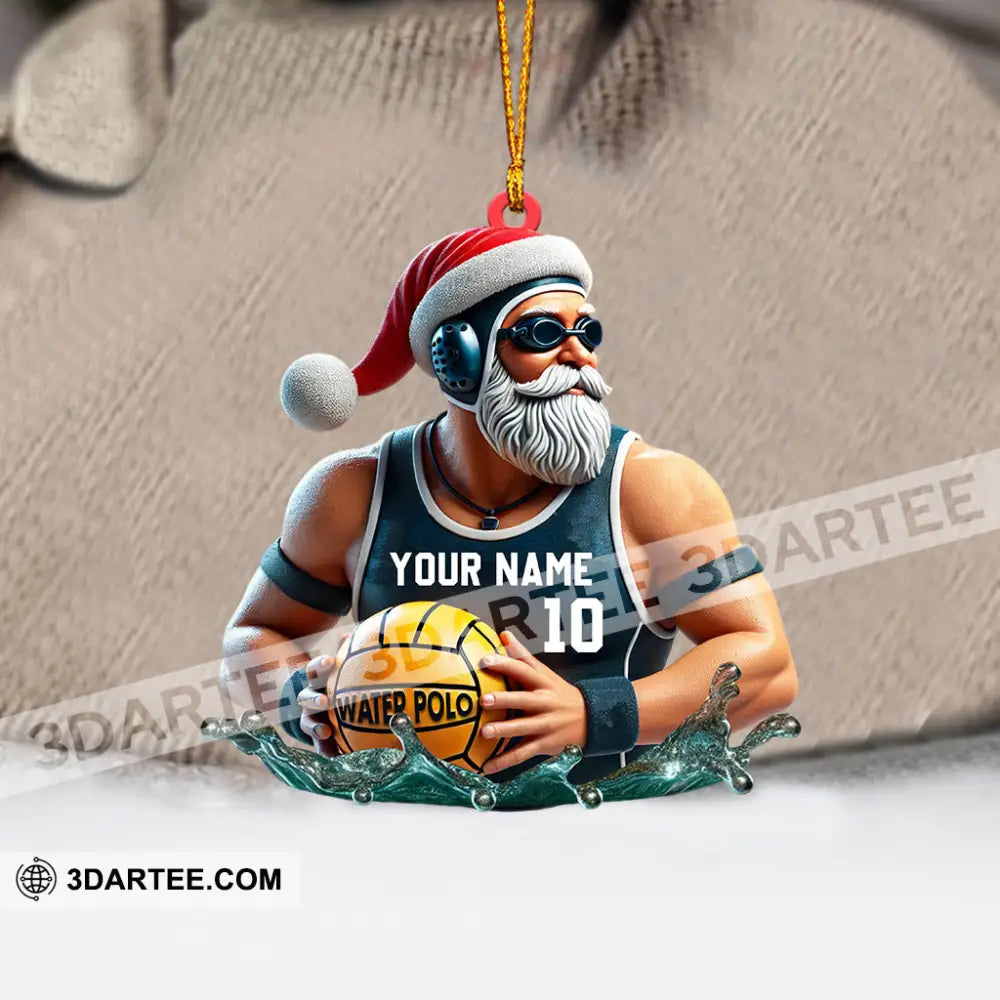 Cool Santa Basketball Home Decor Christmas Ornament Personalized Ornament Ornament