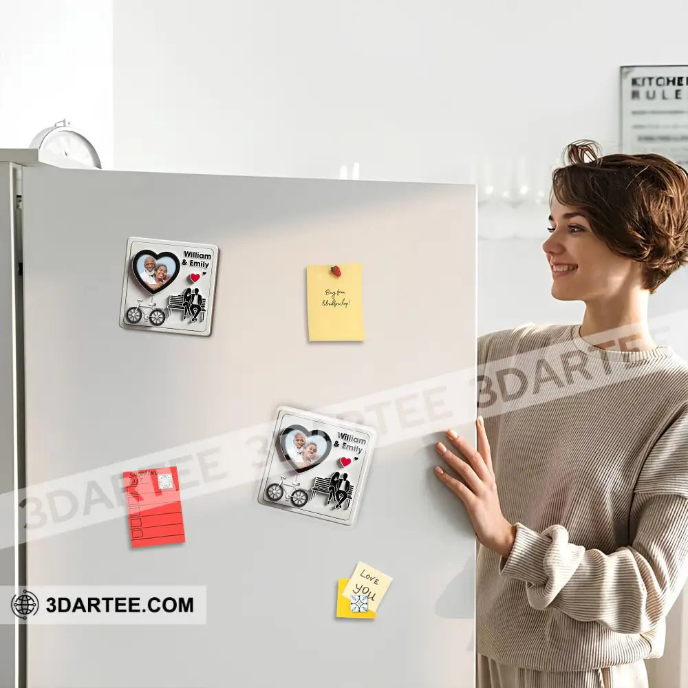 Couple Fridge Magnet - Personalized