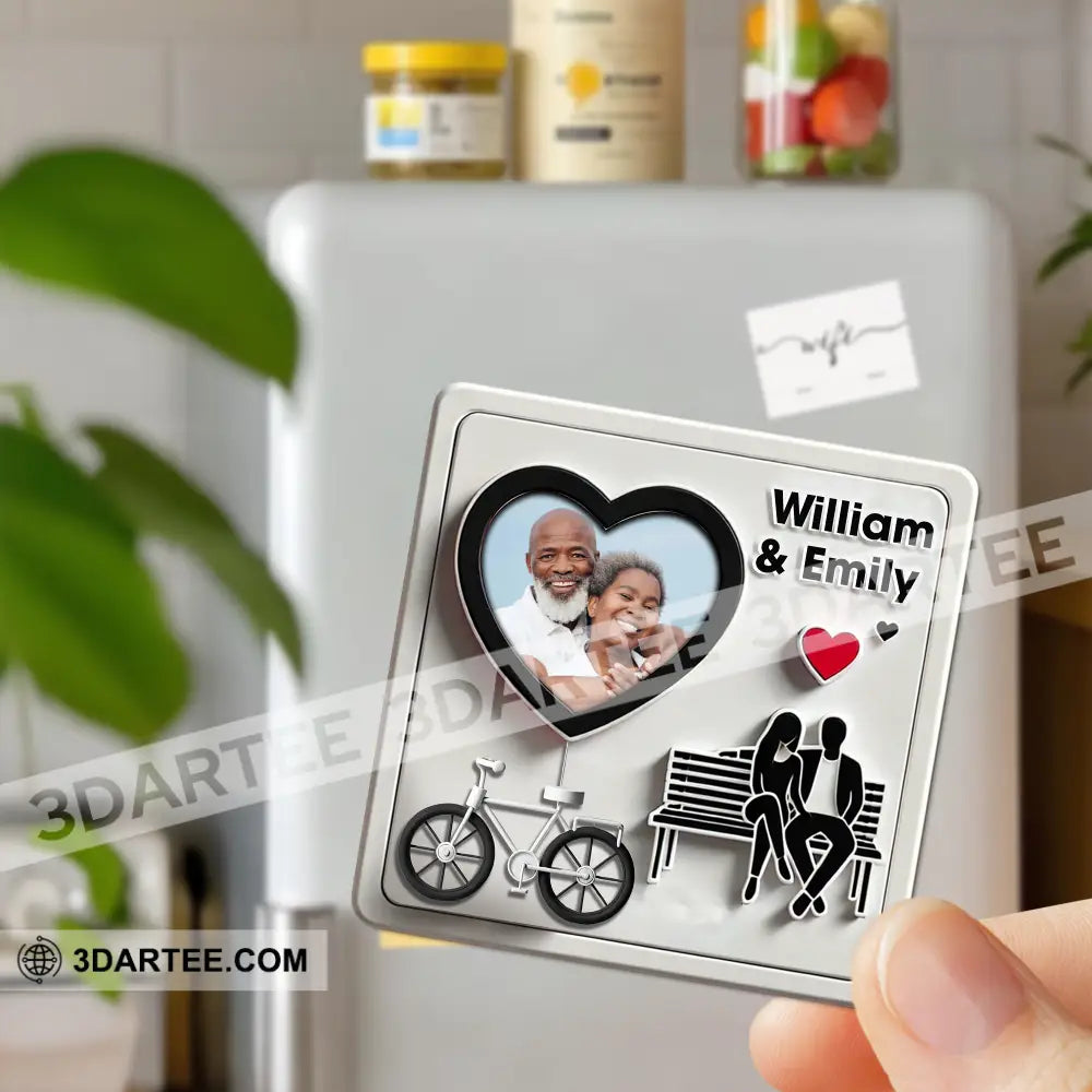 Couple Fridge Magnet - Personalized